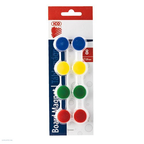 Mágnes 20mm/8db ICO