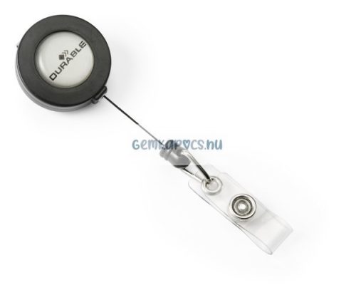 Névkitűző tartó kihúzható műanyag patentos Durable 815258