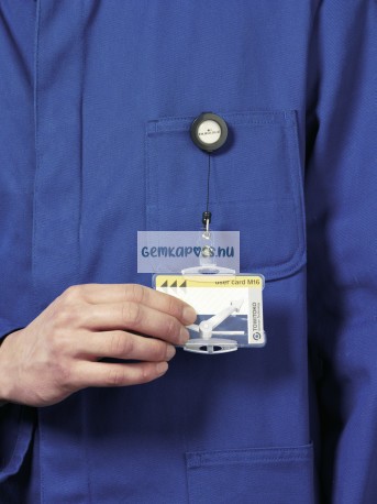 Névkitűző tartó kihúzható műanyag patentos Durable 815258