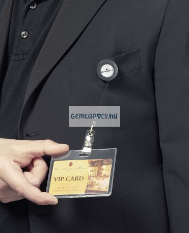 Névkitűző tartó kihúzható műanyag patentos Durable 815258