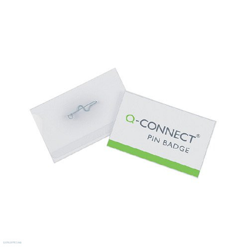 Névkitűző 100db-os Q-Connect KF01566 40x75 mm