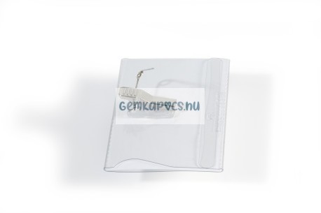Névkitűző Durable 54x90 mm tű+csipesz 8101