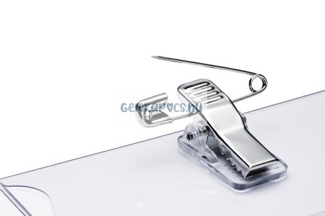 Névkitűző Durable 54x90 mm tű+csipesz 8101