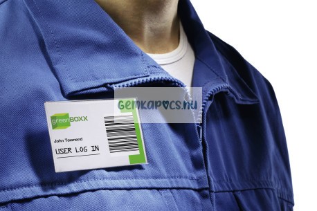 Névkitűző Durable 54x90 mm tű+csipesz 8101