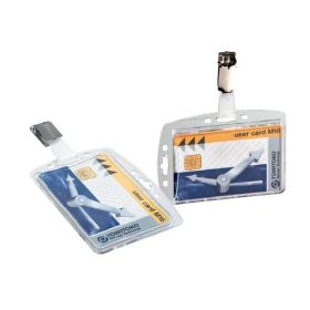   Biztonsági kártyatartó AKRIL tok - zárt 800519 csipesz tartóval DURABLE