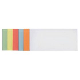   Moderációs kártya téglalap 205x95 mm elektrosztatikus 100DB vegyes színek