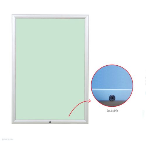 Képkeret alu pattintós kültéri zárható A0