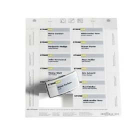 Névkitűző betétlap szétvágható Durable 60x90 mm