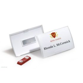   Névkitűző Durable Click Fold 54x90 mm mágneses rögzítéssel 821519