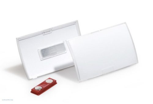 Névkitűző Durable Click Fold 54x90 mm mágneses rögzítéssel 821519