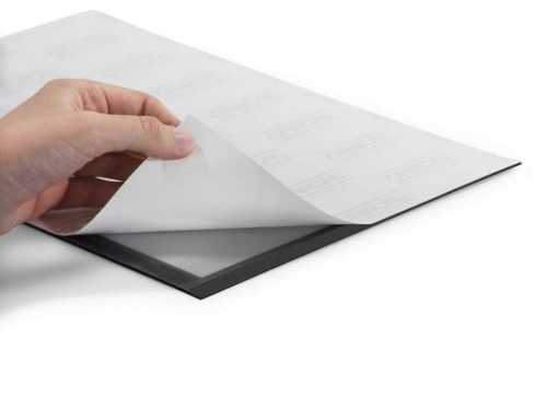 Infokeret A/4 DURAFRAME® öntapadós hátlap, mágneses előlap kék