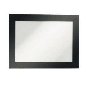   Infokeret A/6 DURAFRAME® öntapadós hátlap, mágneses előlap fekete