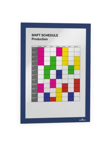 Infokeret Duraframe, A/4, 10 darab/csomag, sötétkék