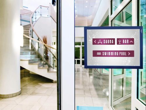 Infokeret Duraframe, A/4, 10 darab/csomag, sötétkék