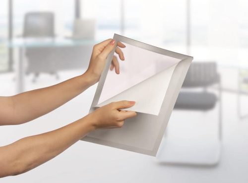 Infokeret Duraframe, A/4, 10 darab/csomag, ezüst