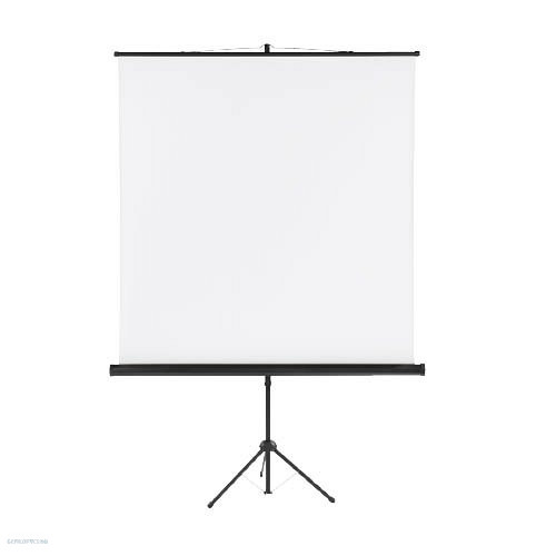 Vetítővászon hordozható állványos 200x200cm XSL20/LWST220