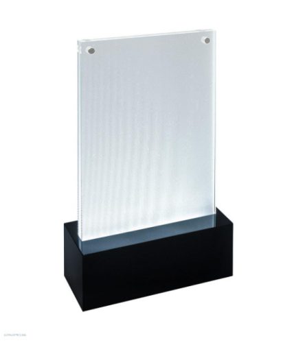 Laptartó A/6 asztali álló kétoldalas LED világítással