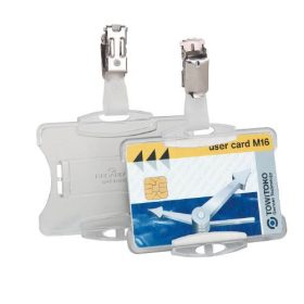   Névkitűző Durable 54x87 mm biztonsági kártyához 8118-19 átlátszó