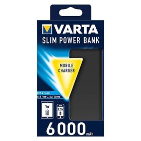 Hordozható akkumulátor VARTA Slim 6000 mAh