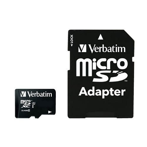 Memóriakártya VERBATIM "PRO" microSDHC Class 10 16 GB + adapter