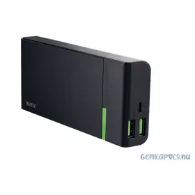   Hordozható USB nagysebességű külső akkumulátor LEITZ Complete, 10400 mAh 63130095
