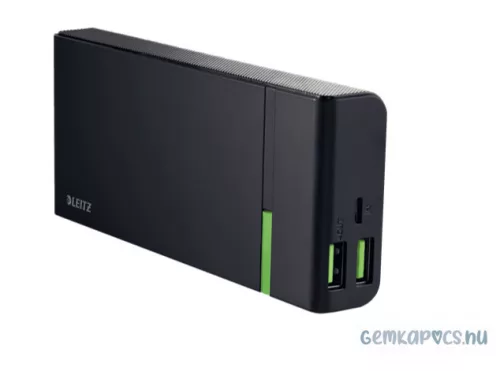 Hordozható USB nagysebességű külső akkumulátor LEITZ Complete, 10400 mAh 63130095