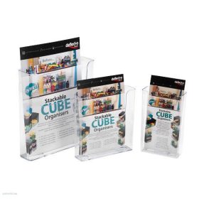 Prospektustartó A/5 1részes fali Deflecto