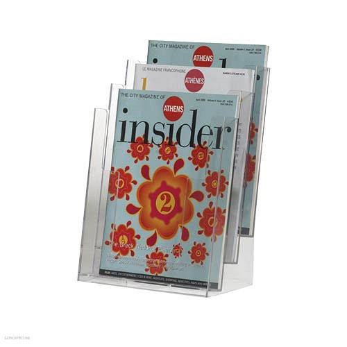 Prospektustartó A/4 3 részes asztali-és fali Q-Connect