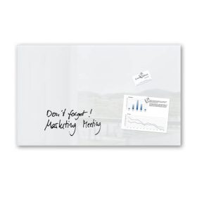   Üvegtábla mágneses szuper fehér SIGEL GL131 780 x 480 x15 mm fehér