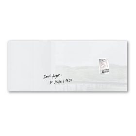   Üvegtábla mágneses szuper fehér SIGEL GL146 910 x 460 x 15 mm fehér