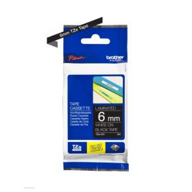 Betűnyomó kazetta 6mm Brother TZe315 fekete-fehér