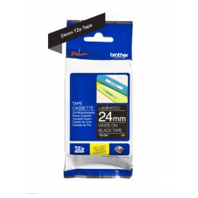 Betűnyomó kazetta 24mm Brother TZe355 fekete-fehér