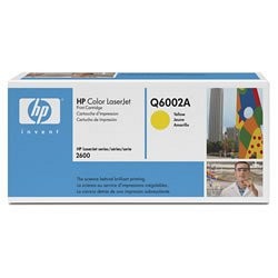 HP Q6002A doboz sérült TONER (No.124A YELLOW b ware)