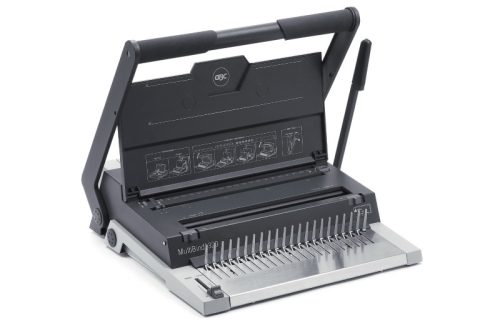 Spirálozógép, fém és műanyag spirálkötéshez, manuális, 450 lap, GBC MultiBind 320 (IB271076)