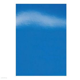 Spirálborító hátlap, A/4, fényes, kék, 250 mikron, GBC