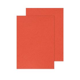   Spirálborító hátlap Q-CONNECT 250 mikron matt bőrmintás piros