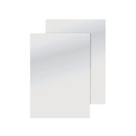   Spirálborító hátlap Q-CONNECT 250 mikron matt bőrmintás fehér