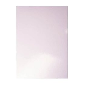   Spirálborító hátlap, A/4, fényes, fehér, 215 mikron, Leitz