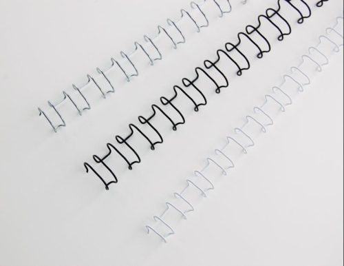 Fémspirál 8mm 21gyűrűs fehér