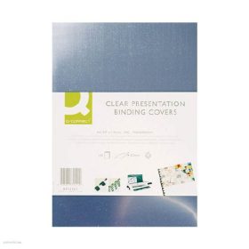   Spirálborító előlap, A/4, átlátszó, 150 mikron, Q-Connect