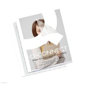 Hőkötőborító Q-Connect A/4 12 mm 150 mikron 100-120 lap