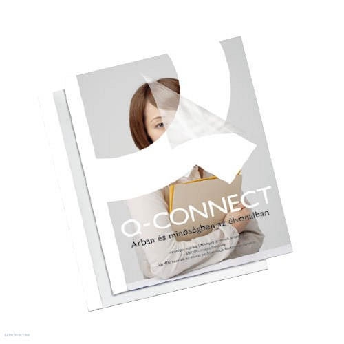 Hőkötőborító Q-Connect A/4 12 mm 150 mikron 100-120 lap