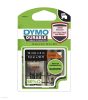 Betűnyomó kazetta gépi 12 mmx3m Dymo fekete-narancssárga