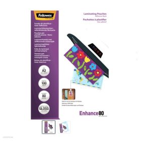   Lamináló fólia A/3 fényes 80 mikron öntapadó hátlappal