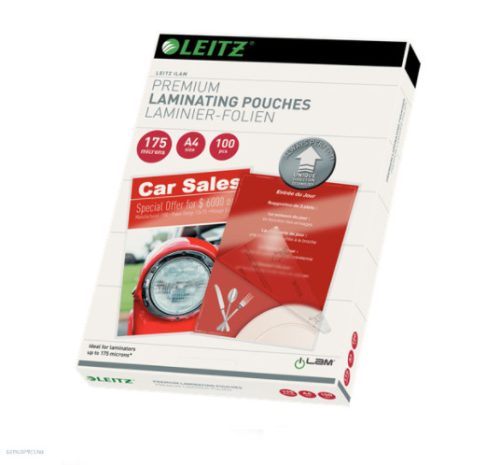 Lamináló fólia A/4 UDT 175 mikron, 100db/cs