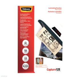   Lamináló fólia A/4 fényes, 125 mikron, öntapadó hátlappal