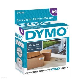 Cím etikett 54x25mm fehér Dymo 500 címke per tekercs