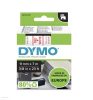 Betűnyomó kazetta gépi 9mmx7m Dymo piros-fehér 40915