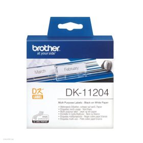 Cím etikett 17x54mm Brother DK-11204 400db/tekercs