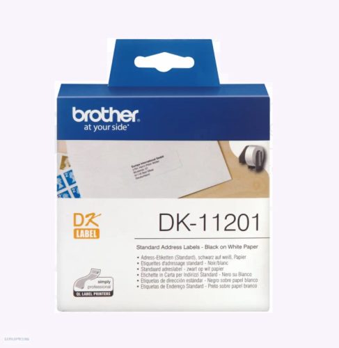 Cím etikett 29x90mm Brother DK-11201 400db/tekercs